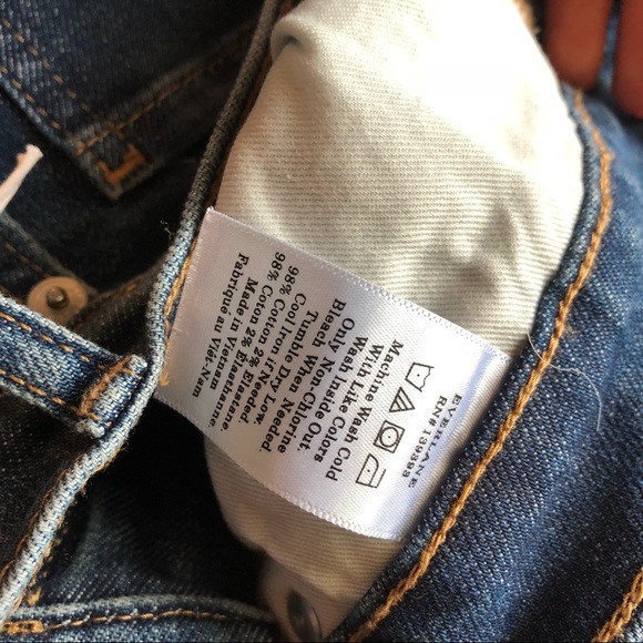 Sold NWT Everlane Highrise skinny  blue jean28 - Picture 6 of 8